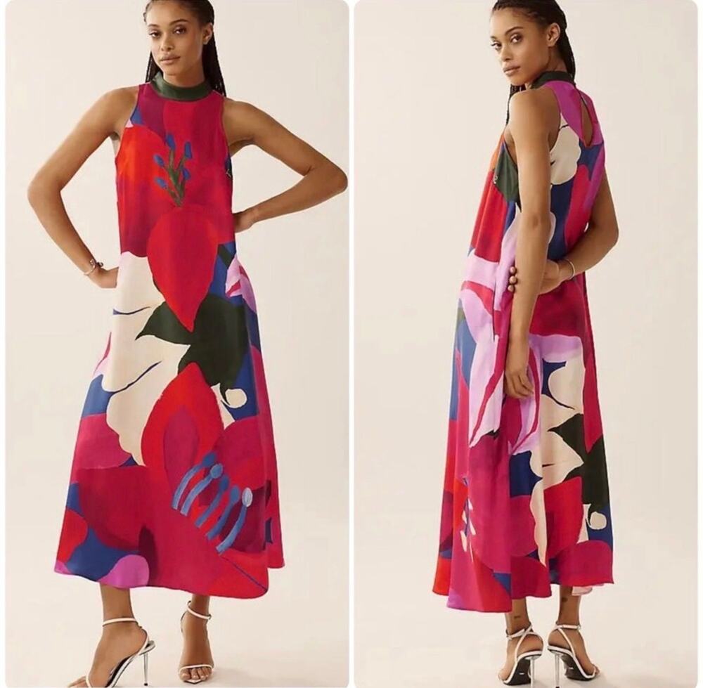 Farm Rio Halter Maxi Dress